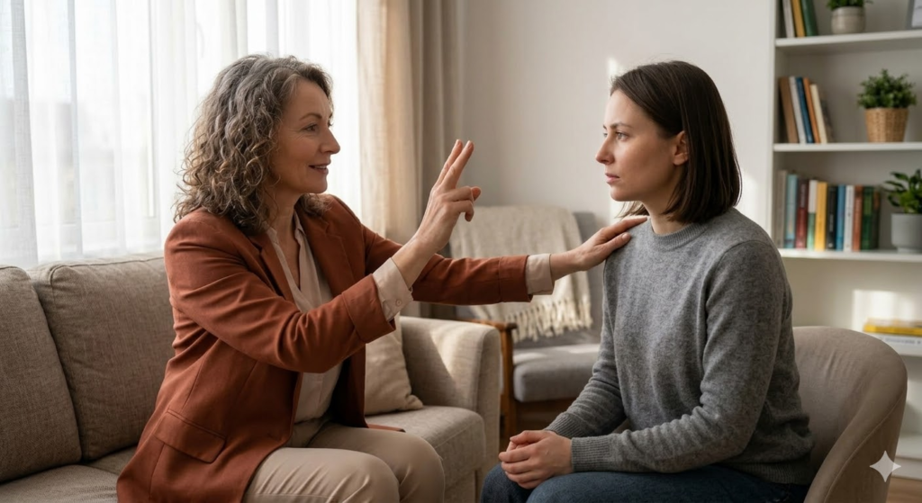 EMDR therapy session in Basingstoke with Clinical Psychologist